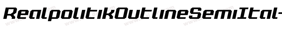 RealpolitikOutlineSemiItal-MKaP字体转换