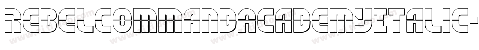 RebelCommandAcademyItalic-qZ032字体转换