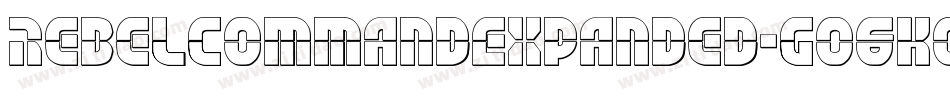 RebelCommandExpanded-GO6Kq字体转换