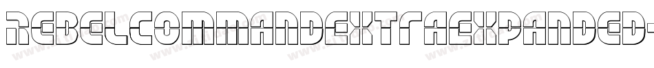RebelCommandExtraExpanded-L3J8D字体转换