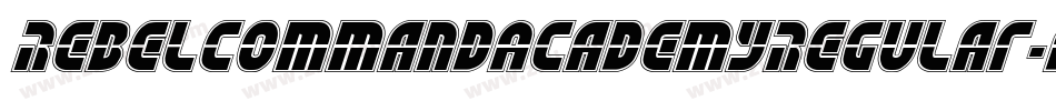 RebelCommandAcademyRegular-ALJwL字体转换