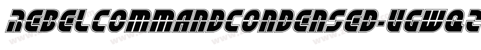 RebelCommandCondensed-VGWqz字体转换