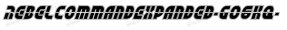 RebelCommandExpanded-GO6Kq字体转换