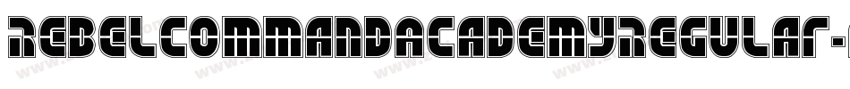 RebelCommandAcademyRegular-ALJwL字体转换