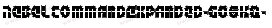 RebelCommandExpanded-GO6Kq字体转换