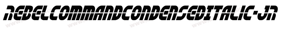 RebelCommandCondensedItalic-JRWaa字体转换