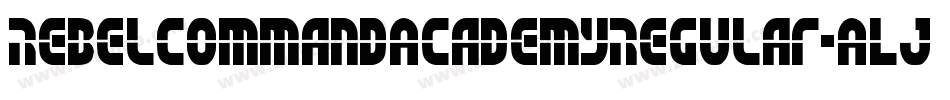RebelCommandAcademyRegular-ALJwL字体转换