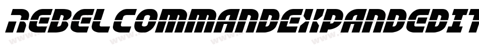 RebelCommandExpandedItalic-jERVR字体转换