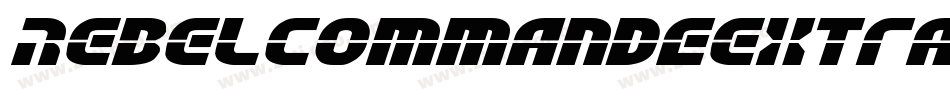 RebelCommandEextraExpItalic-X3Zqj字体转换