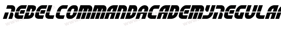 RebelCommandAcademyRegular-ALJwL字体转换