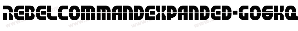RebelCommandExpanded-GO6Kq字体转换
