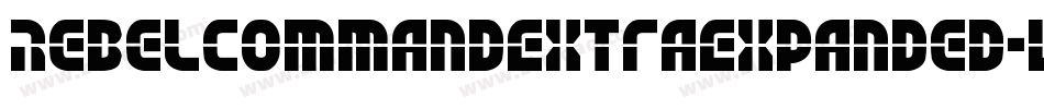 RebelCommandExtraExpanded-L3J8D字体转换