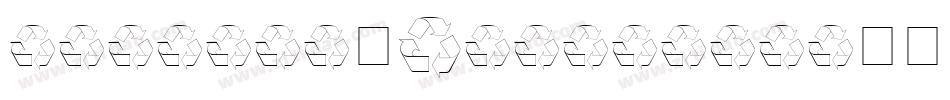 Recycle-Alternate字体转换