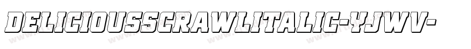 DeliciousScrawlItalic-Yjwv字体转换