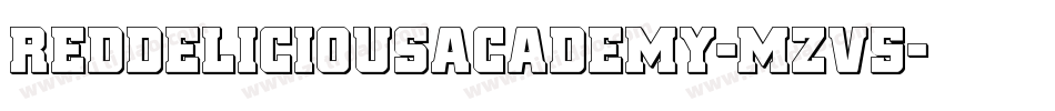 RedDeliciousAcademy-mzv5字体转换 RedDeliciousAcademy-mzv5字体转换