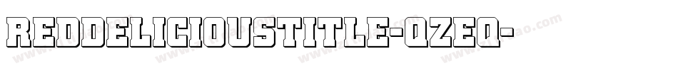 RedDeliciousTitle-qzEq字体转换 RedDeliciousTitle-qzEq字体转换