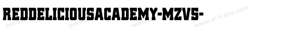 RedDeliciousAcademy-mzv5字体转换 RedDeliciousAcademy-mzv5字体转换