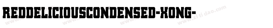 RedDeliciousCondensed-XOnG字体转换 RedDeliciousCondensed-XOnG字体转换