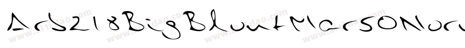 Arb218BigBluntMar50Normal-y0Xd字体转换