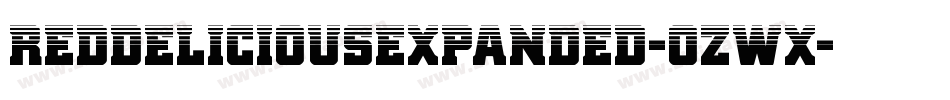 RedDeliciousExpanded-ozWx字体转换 RedDeliciousExpanded-ozWx字体转换