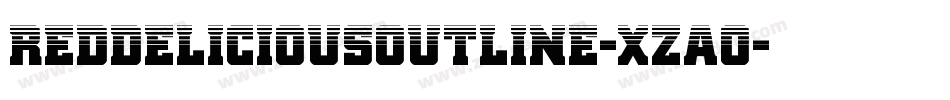 RedDeliciousOutline-xzAO字体转换 RedDeliciousOutline-xzAO字体转换