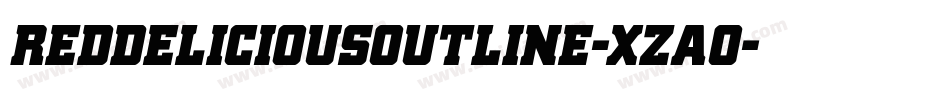 RedDeliciousOutline-xzAO字体转换 RedDeliciousOutline-xzAO字体转换