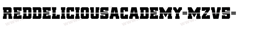 RedDeliciousAcademy-mzv5字体转换 RedDeliciousAcademy-mzv5字体转换