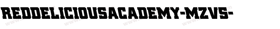 RedDeliciousAcademy-mzv5字体转换 RedDeliciousAcademy-mzv5字体转换
