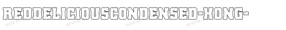 RedDeliciousCondensed-XOnG字体转换 RedDeliciousCondensed-XOnG字体转换