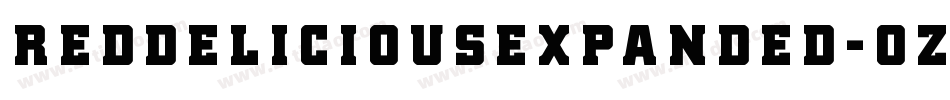 RedDeliciousExpanded-ozWx字体转换 RedDeliciousExpanded-ozWx字体转换