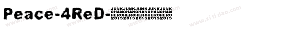 Peace-4ReD字体转换