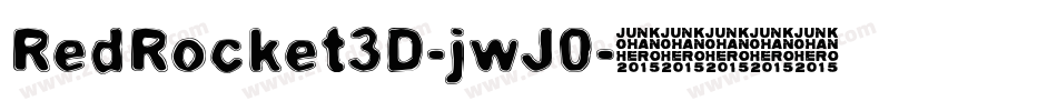 RedRocket3D-jwJ0字体转换
