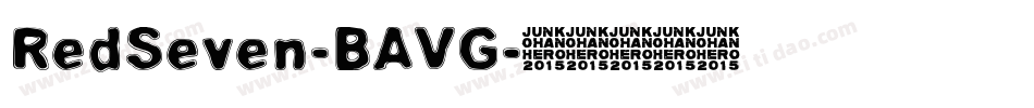 RedSeven-BAVG字体转换