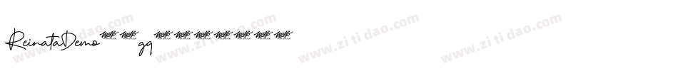 ReinataDemo-9gq2字体转换