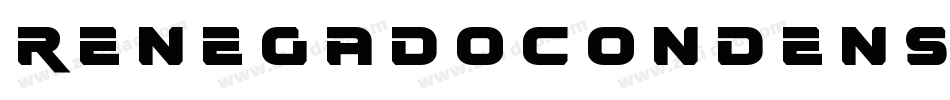 RenegadoCondensed-J7xn字体转换