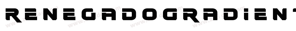 RenegadoGradientItalic-63zv字体转换