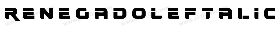 RenegadoLeftalic-R4xe字体转换