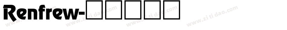 Renfrew字体转换