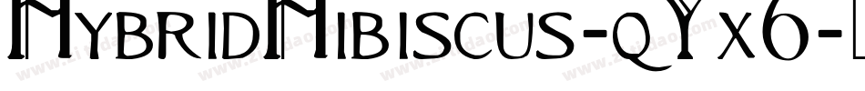 HybridHibiscus-qYx6字体转换