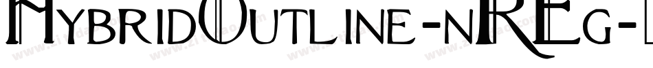 HybridOutline-nREg字体转换