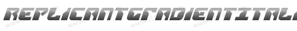 ReplicantGradientItalic-2O77X字体转换 ReplicantGradientItalic-2O77X字体转换