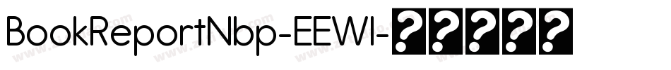 BookReportNbp-EEWl字体转换