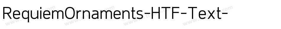 RequiemOrnaments-HTF-Text字体转换