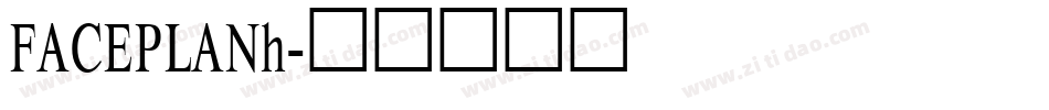 FACEPLANh字体转换