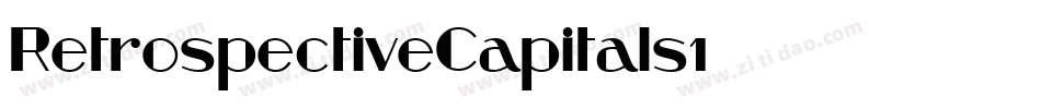 RetrospectiveCapitals1字体转换