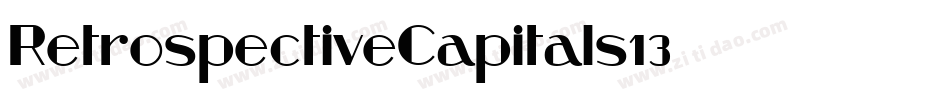 RetrospectiveCapitals13字体转换