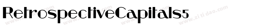 RetrospectiveCapitals5字体转换
