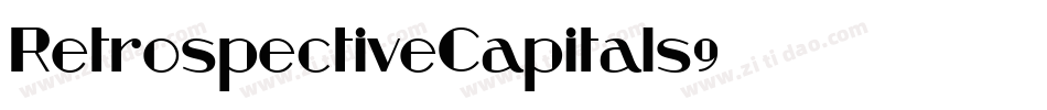 RetrospectiveCapitals9字体转换