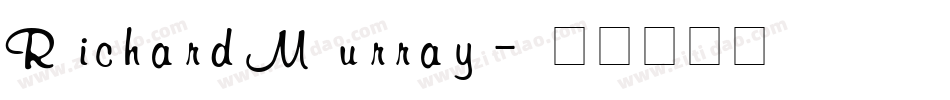 RichardMurray字体转换