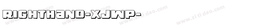RightHand-XjwP字体转换